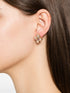 Pendientes multipiedra Princesa Flor en oro rosa de 18 quilates